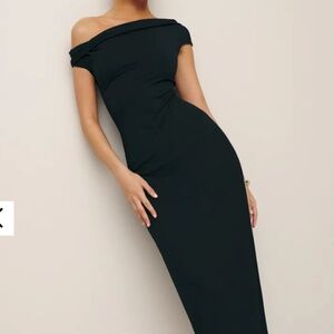 Reformation Jamen Knit Dress Black - Size XS